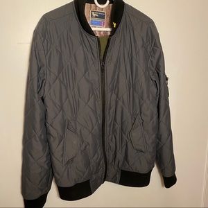 Quilted Bomber Jacket